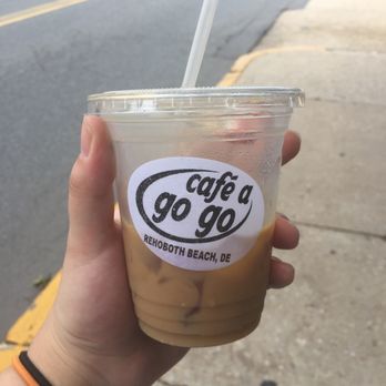 Cafe A Go-Go - Small iced praline latte - as you can see I drank about half of it before I even had the presence of mind to take a picture! - Coffee & Tea Near Me - Rehoboth Beach, Delaware Cafe A Go-Go - Small iced praline latte - as you can see I drank about half of it before I even had the presence of mind to take a picture! - Coffee & Tea Near Me - Rehoboth Beach, Delaware
