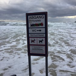 Strand Prora/Binz - Ausschilderung