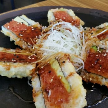 Sushi Dan - Crazy Danny Roll! ( Spicy Tuna and Avocado deep fried with Eel sauce ) - Sushi Bars Near Me - Studio City, California Sushi Dan - Crazy Danny Roll! ( Spicy Tuna and Avocado deep fried with Eel sauce ) - Sushi Bars Near Me - Studio City, California
