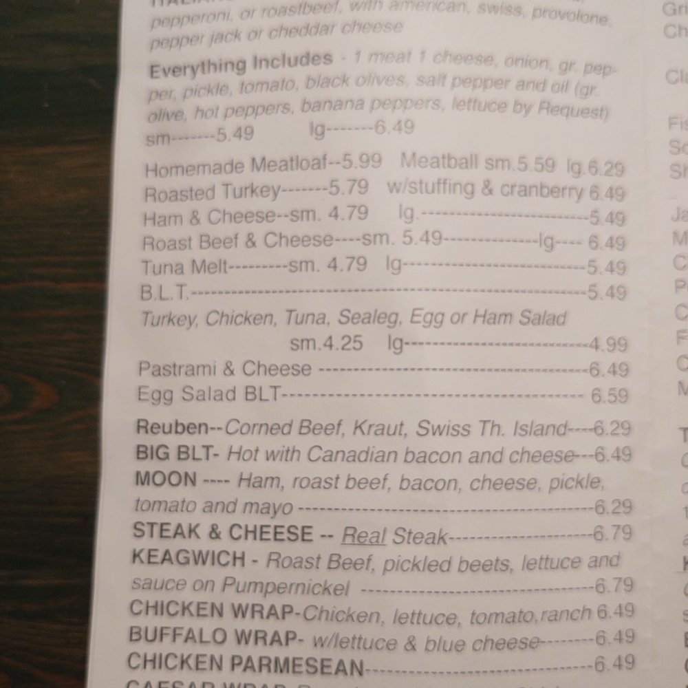 Keag Store - Menu - Grocery Near Me - South Thomaston, Maine