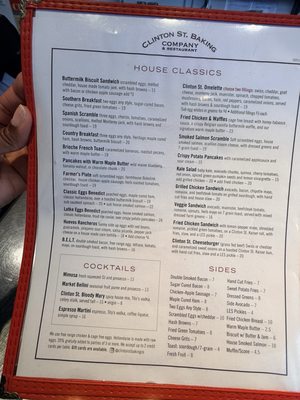 Menu photo 3 Clinton St. Baking New York, NY