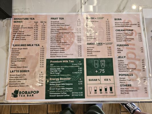 Menu photo 4 BoBaPoP Tea Bar - Alexandria Alexandria, VA Menu photo 4 BoBaPoP Tea Bar - Alexandria Alexandria, VA