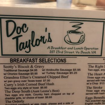 Doc Taylor's - Breakfast & Brunch Near Me - Virginia Beach, Virginia Doc Taylor's - Breakfast & Brunch Near Me - Virginia Beach, Virginia