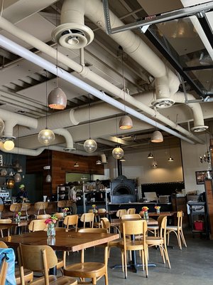 Photo of Hearth Artisan Pizza - Anchorage, AK, US. Inside seating