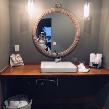 At The Helm Hotel & Pub - Bathroom - Hotels Near Me - Ilwaco, Washington