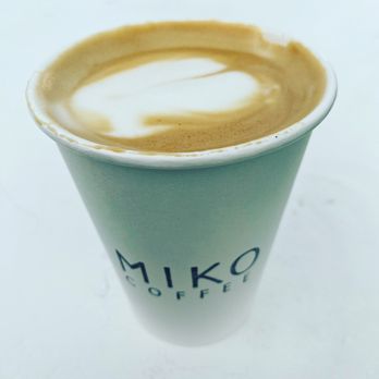 MIKO Coffee by Post - Latte with Vanilla Bourbon $6 - Coffee & Tea Near Me - Campbell, California