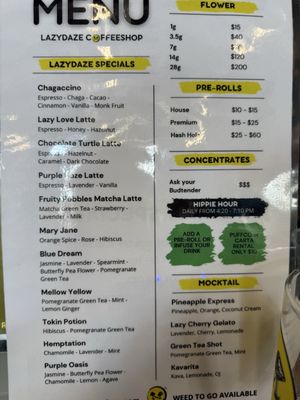 Menu photo 1 Lazydaze Houston, TX Menu photo 1 Lazydaze Houston, TX