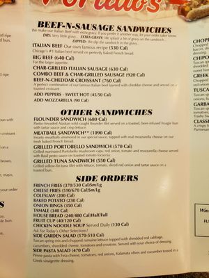 Menu photo 7 Portillo's Scottsdale Scottsdale, AZ