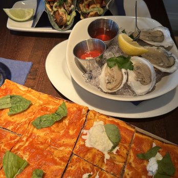 CōV Edina - Margherita Flatbread, oysters, grilled fish tacos. Amazing! - Cocktail Bars Near Me - Edina, Minnesota