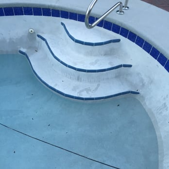 Creative Marcite - Foot print stains from workers!! - Pool & Hot Tub Service Near Me - Saint Johns, Florida