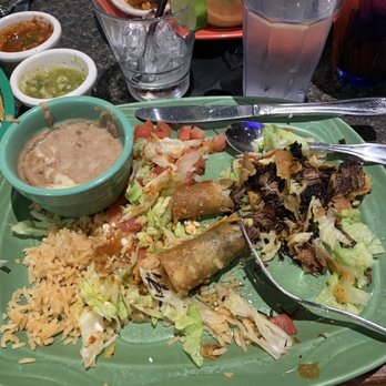 Roberto's Cantina - Dinner Flautas: Beef burnt inside.. all three rolls! - Mexican Near Me - Sunnyvale, California