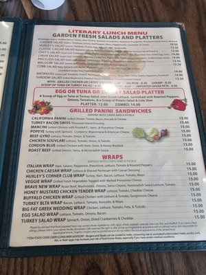 Menu photo 1 Huxley's Bookmark Cafe Meriden, CT Menu photo 1 Huxley's Bookmark Cafe Meriden, CT