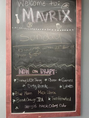 Menu photo 1 Mavrix Restaurant and Bar Shelby Township, MI Menu photo 1 Mavrix Restaurant and Bar Shelby Township, MI