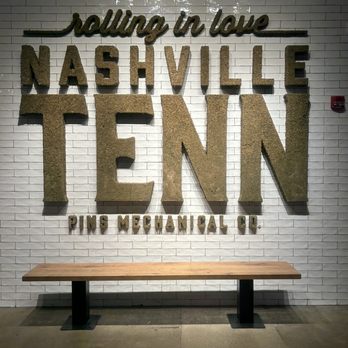 Pins Mechanical - Bowling section- wall - Bowling Near Me - Nashville, Tennessee