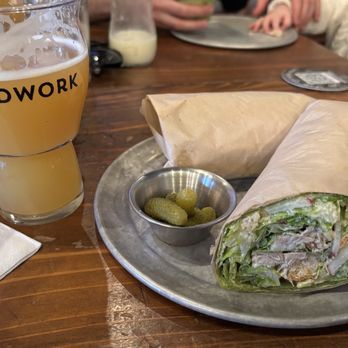 Fieldwork Brewing Company - Chicken Caesar wrap. - Salad Near Me - Corte Madera, California Fieldwork Brewing Company - Chicken Caesar wrap. - Salad Near Me - Corte Madera, California
