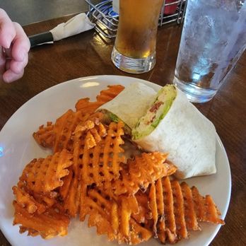 Rails Craft Brew & Eatery - Chicken bacon ranch wrap w/ SP fries. - American Near Me - Seymour, Indiana Rails Craft Brew & Eatery - Chicken bacon ranch wrap w/ SP fries. - American Near Me - Seymour, Indiana