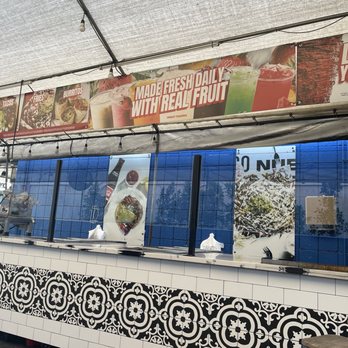 Frida's Taqueria - Outdoor seating near the outdoor wood-based grill - Tacos Near Me - Escondido, California