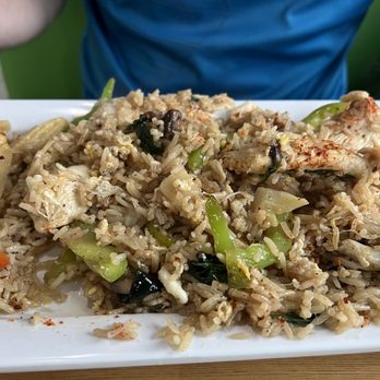 Lotus Kitchen - Basil fried rice with chicken and egg - Laotian Near Me - Mansfield, Texas Lotus Kitchen - Basil fried rice with chicken and egg - Laotian Near Me - Mansfield, Texas