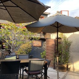 Outdoor patio. Outdoor patio.