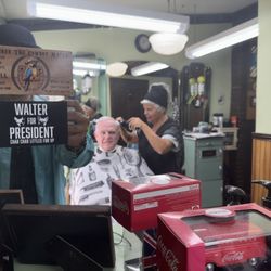 Otto's Barber on Bank - Wonderful haircut, drive a bit to get here, but worth it.