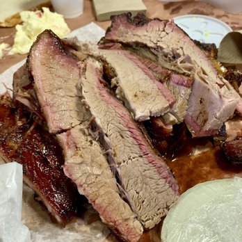 City Market - Three pounds of brisket and ribs! - Barbeque Near Me - Luling, Texas