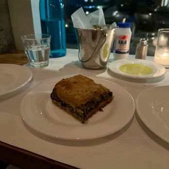 KAVA neo-taverna - Spinach pie - Greek Near Me - Boston, Massachusetts KAVA neo-taverna - Spinach pie - Greek Near Me - Boston, Massachusetts