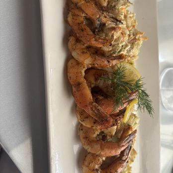 The Upper Bank - Shrimp dinner with coleslaw - New American Near Me - Chattanooga, Tennessee