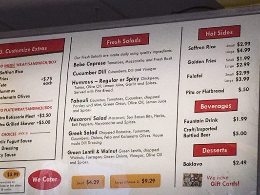 Menu photo 5 The Kebab Shop San Diego, CA