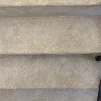 New Again Surface Restoration - Travertine stairs "after" - Flooring Near Me - Albuquerque, New Mexico