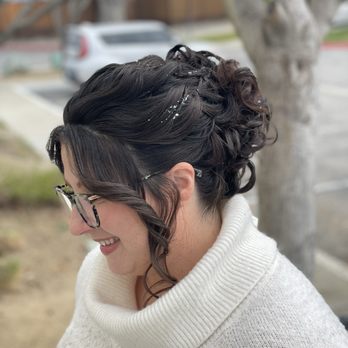 My Wedding Fairies - Side view of my wedding hair trial - Makeup Artists Near Me My Wedding Fairies - Side view of my wedding hair trial - Makeup Artists Near Me