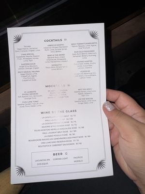 Menu photo 2 Bar Cima New York, NY