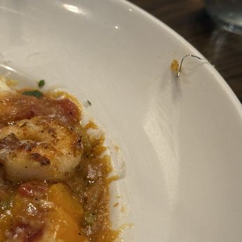 Blu Rose Art Bistro - Metal that was found in the shrimp and grits - Paint & Sip Near Me - Douglasville, Georgia
