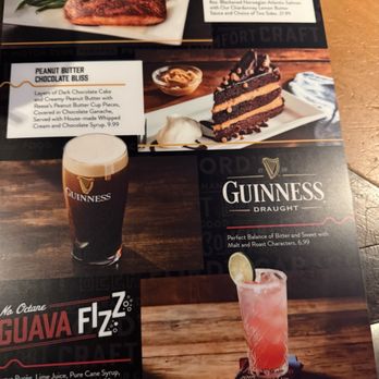 Ford's Garage Florence - Drink menu - Burgers Near Me - Florence, Kentucky