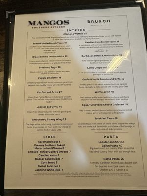 Menu photo 5 Mangos Southern Kitchen and Bar Tampa, FL
