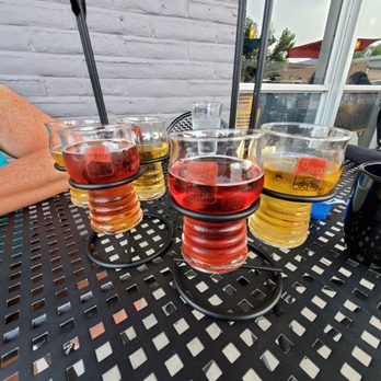 13 Brix Cider Bistro - The Cider flight. - Modern European Near Me - Palisade, Colorado 13 Brix Cider Bistro - The Cider flight. - Modern European Near Me - Palisade, Colorado