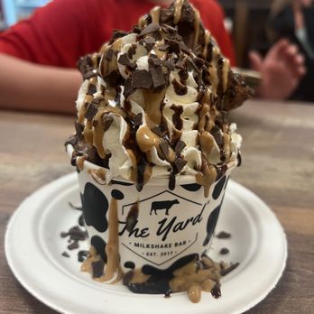 The Yard Milkshake Bar - Peanut butter and Brownie Delight. - Ice Cream & Frozen Yogurt Near Me - Destin, Florida The Yard Milkshake Bar - Peanut butter and Brownie Delight. - Ice Cream & Frozen Yogurt Near Me - Destin, Florida