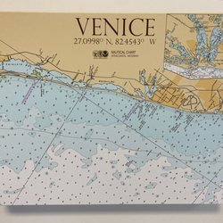 Venice Mail & Print - Venice NOAA Charts- Many sizes and variations available!