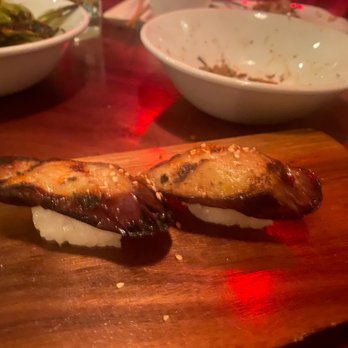 Uchi Houston - Eggplant nigiri - Sushi Bars Near Me - Houston, Texas Uchi Houston - Eggplant nigiri - Sushi Bars Near Me - Houston, Texas