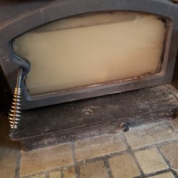 Alpha & Omega Services - Trying to light the fire after Casey "cleaned" the chimney