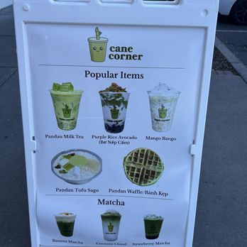 Cane Corner - Menu - Coffee & Tea Near Me - Sacramento, California Cane Corner - Menu - Coffee & Tea Near Me - Sacramento, California