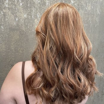 J. Anthony Salon - Copper hair and baby lights done by Adriana Lopez - Hair Salons Near Me - Whittier, California J. Anthony Salon - Copper hair and baby lights done by Adriana Lopez - Hair Salons Near Me - Whittier, California