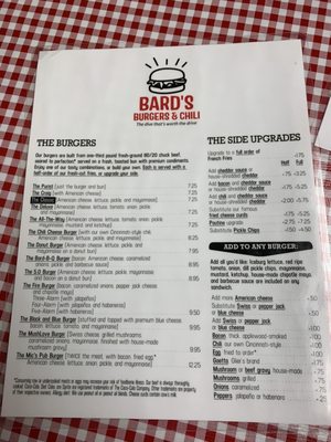 Menu photo 5 Bard's Burgers & Chili Covington, KY Menu photo 5 Bard's Burgers & Chili Covington, KY