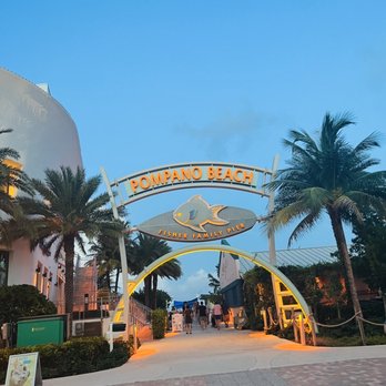 Pompano Beach Pier - Entrance - Local Flavor Near Me - Pompano Beach, Florida