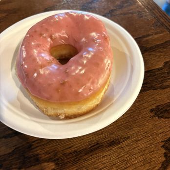 Cultivate Coffee Roasters - Strawberry Glazed Donut - Desserts Near Me - Fuquay Varina, North Carolina