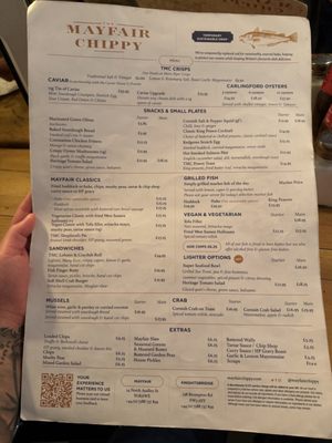 Menu photo 3 The Mayfair Chippy London, XGL Menu photo 3 The Mayfair Chippy London, XGL