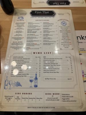 Menu photo 2 Finn Thai Ashburn, VA