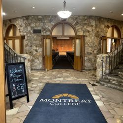Christ Community Church Montreat - Front entrance to Graham Chapel.