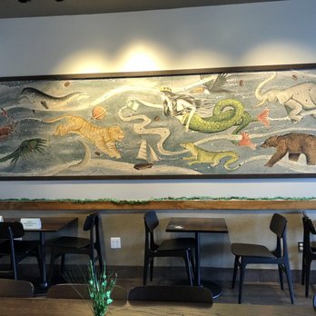Starbucks - A wall mural. - Coffee & Tea Near Me - Potomac, Maryland Starbucks - A wall mural. - Coffee & Tea Near Me - Potomac, Maryland