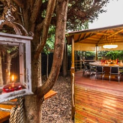 Dog & Partridge - Our outside dining area at the Dog & Partridge