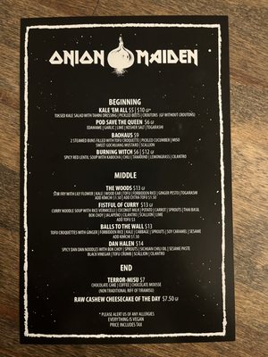 Menu photo 2 Onion Maiden Pittsburgh, PA
